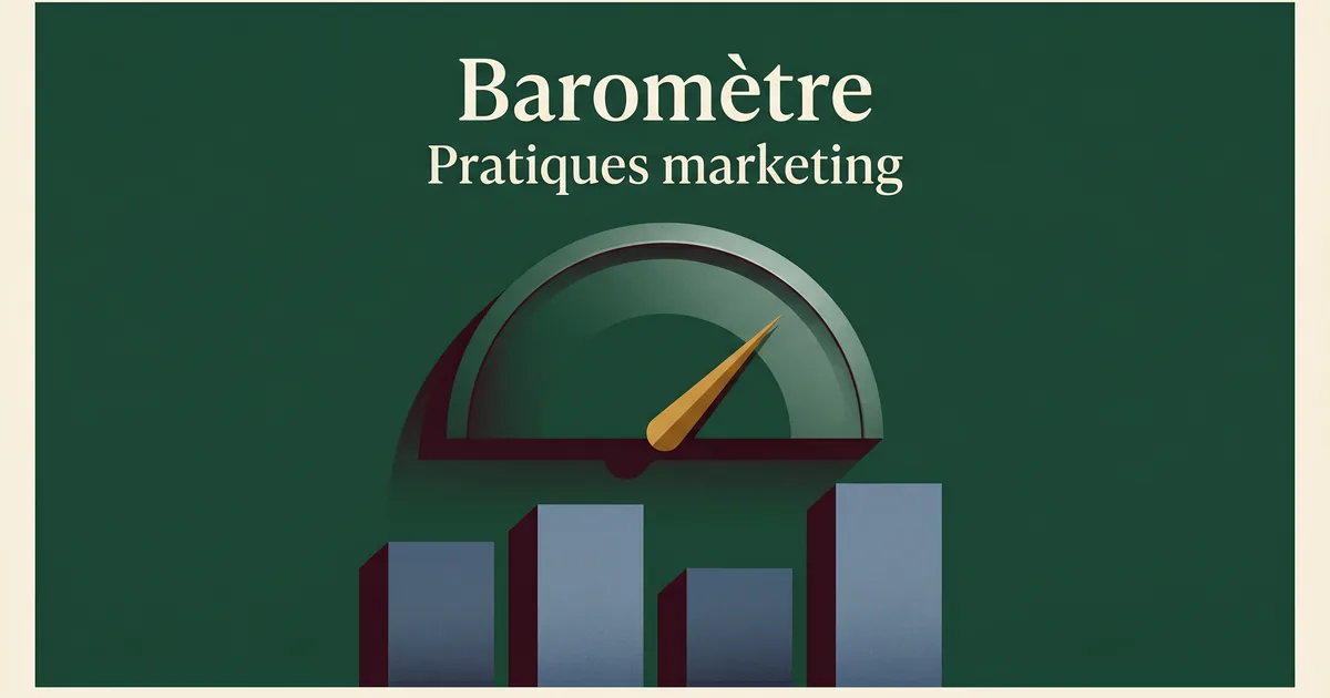 Baromètre géométrique mesurant les pratiques marketing des élevages