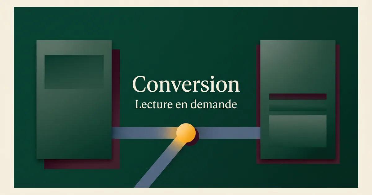 Parcours géométrique transformant la lecture en demande utile pour un élevage