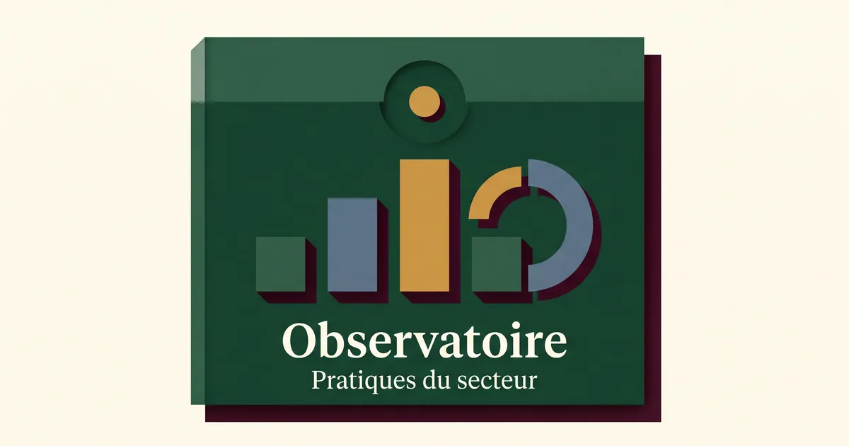 Tableau de bord géométrique observant les pratiques marketing de l'élevage